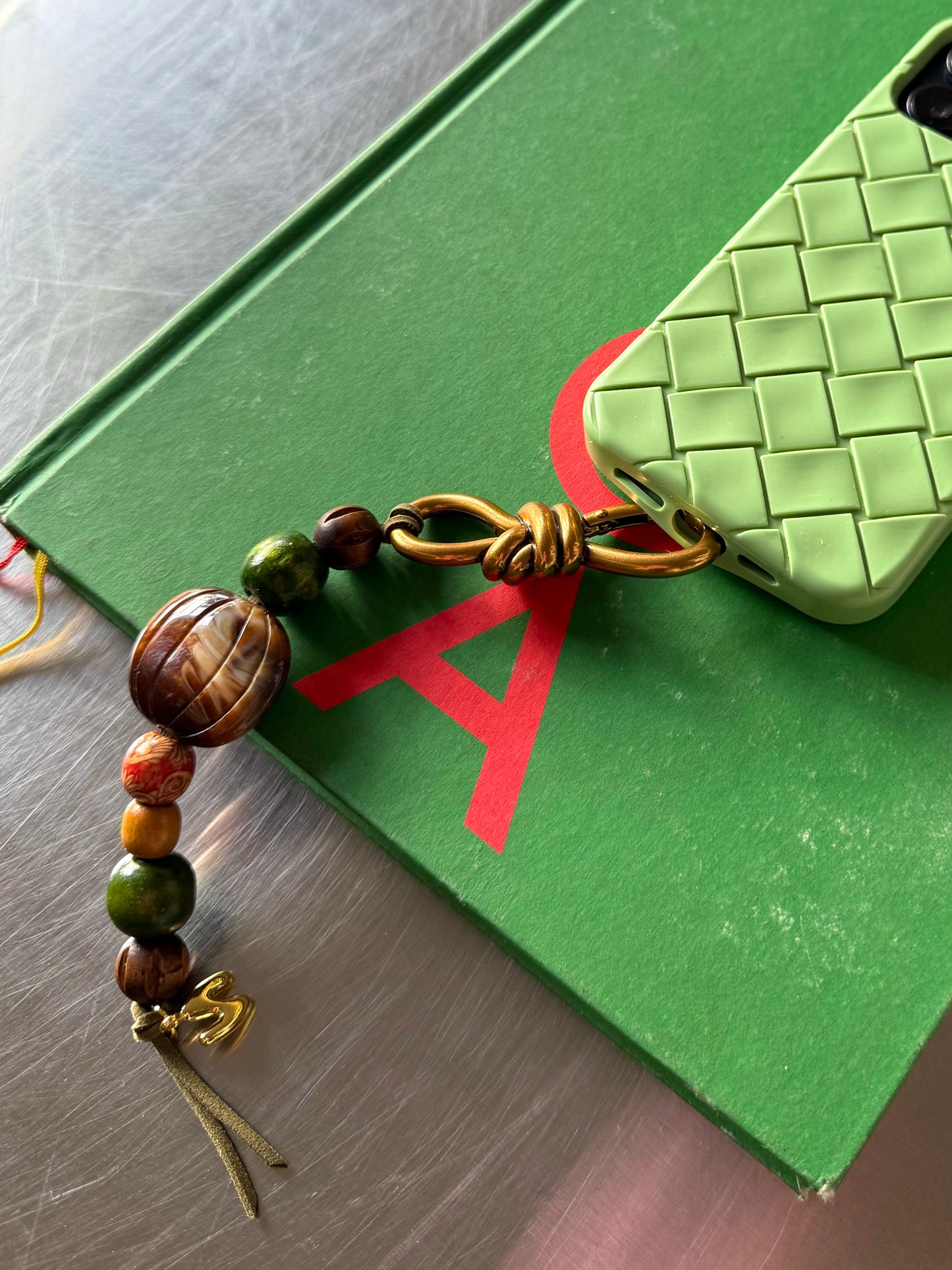Knot matcha (Bag & Key charm)