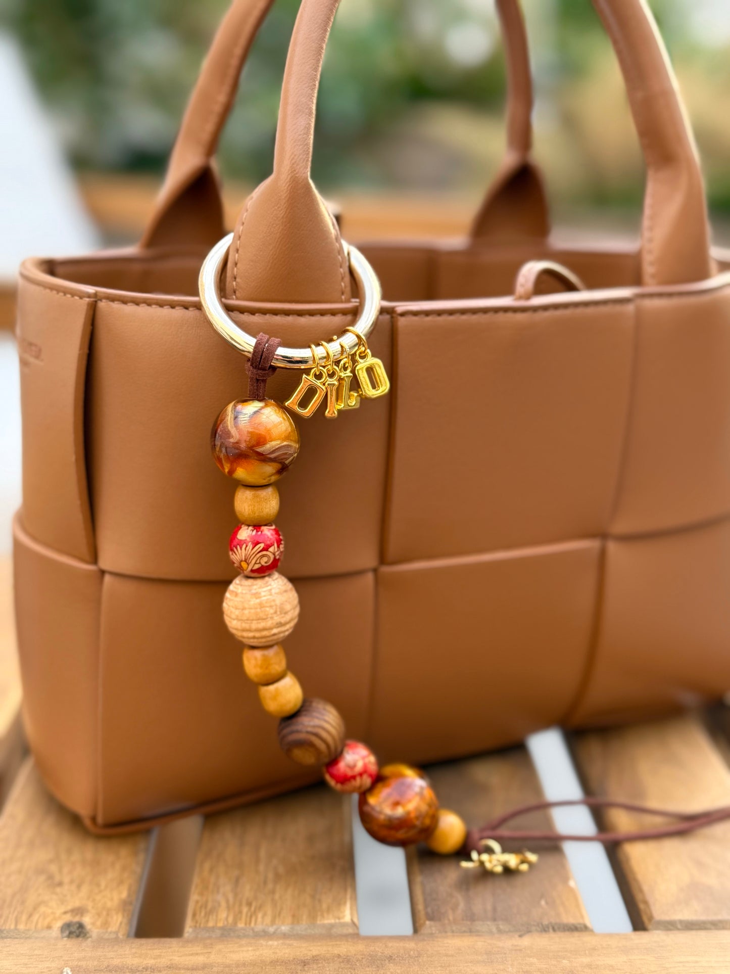 Mocha hook ( Bag & Key charm
