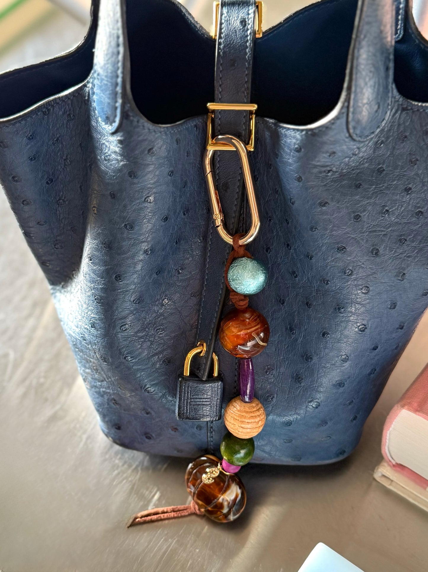 Chrome hook ( Bag & Key charm )