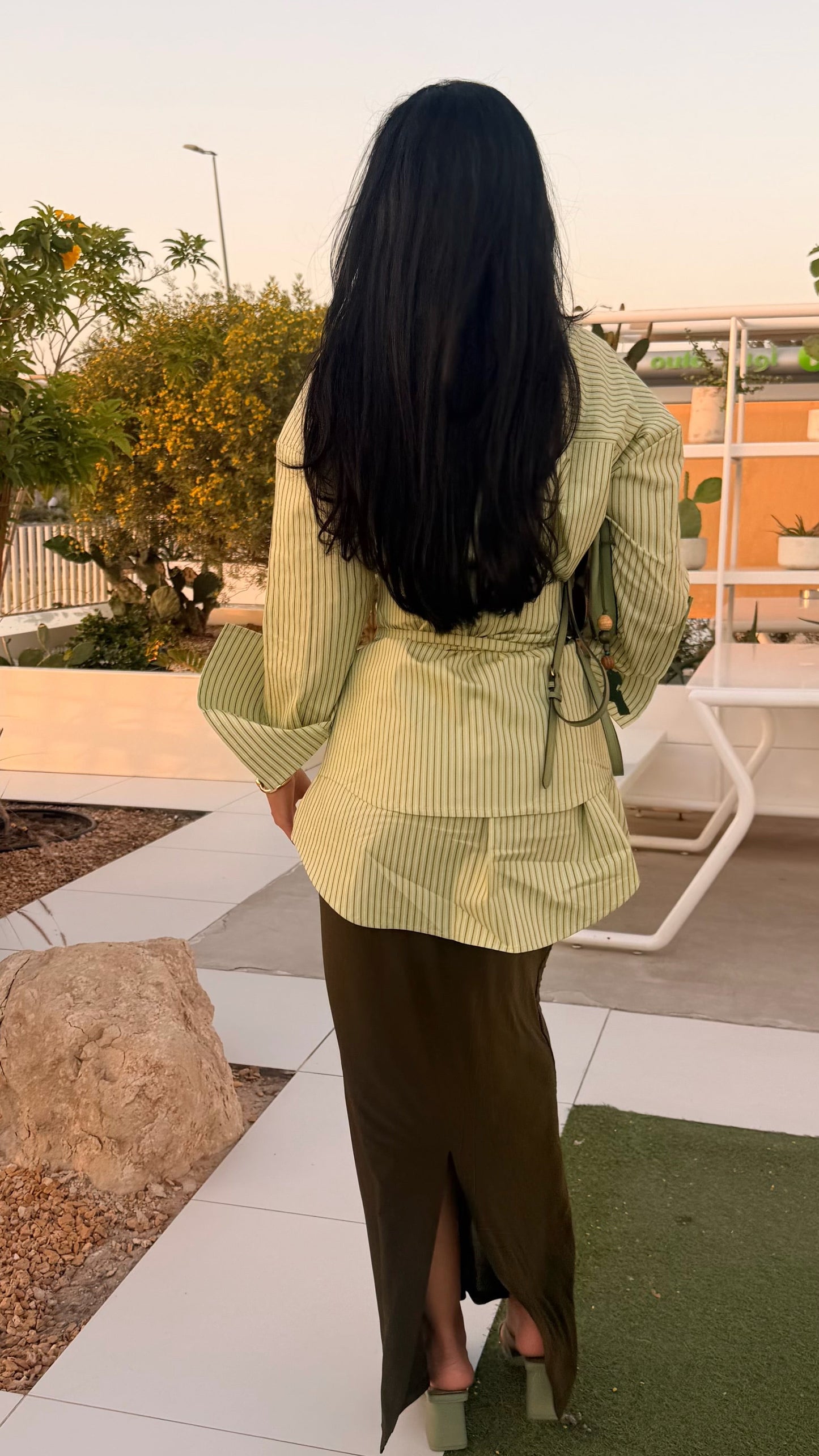Striped Two ( Set Capri OR maxi skirt)
