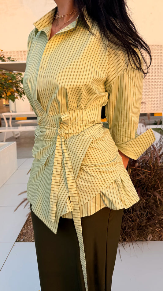 Striped Two ( Set Capri OR maxi skirt)
