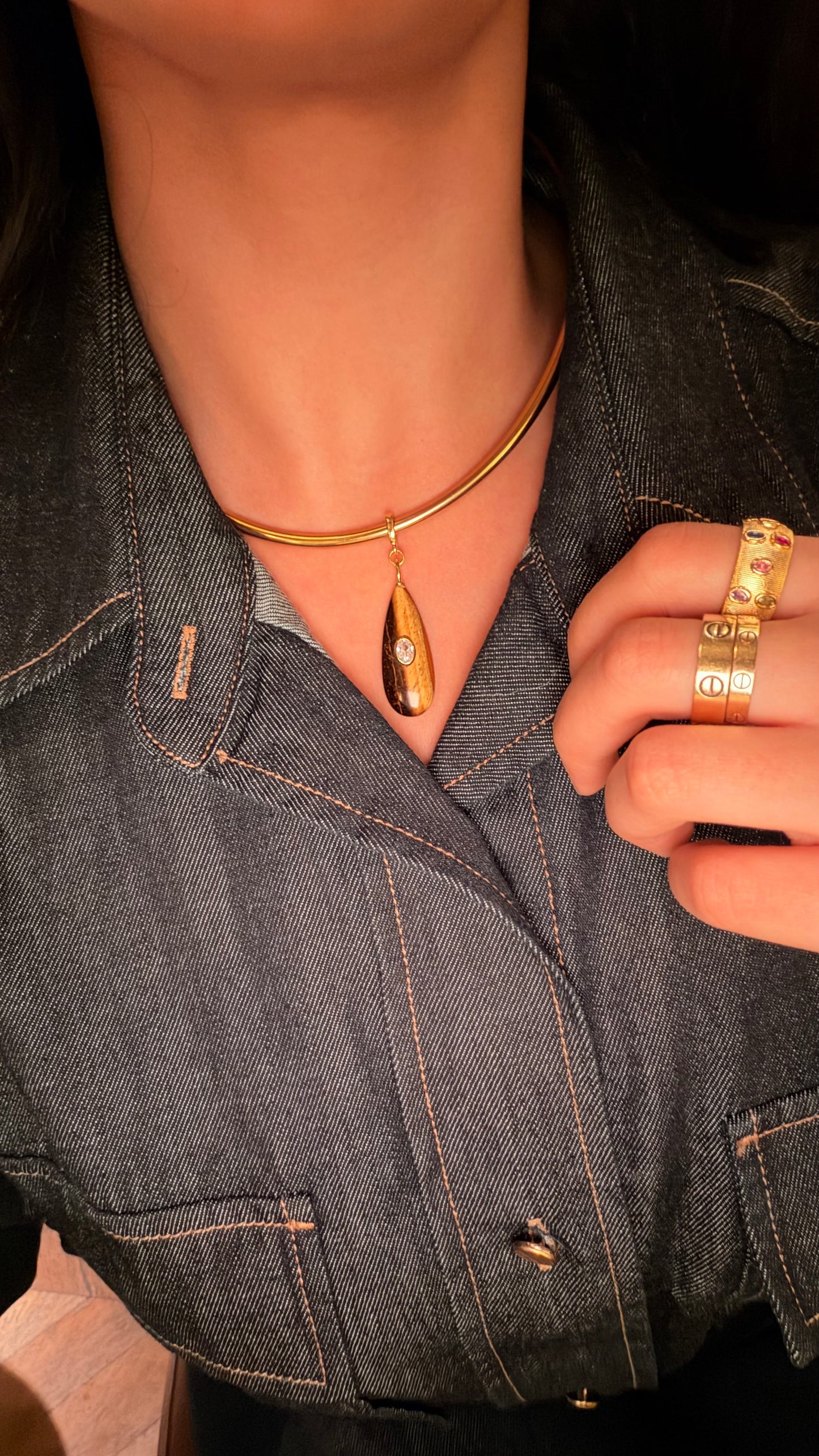 The Tiger Eye Necklace