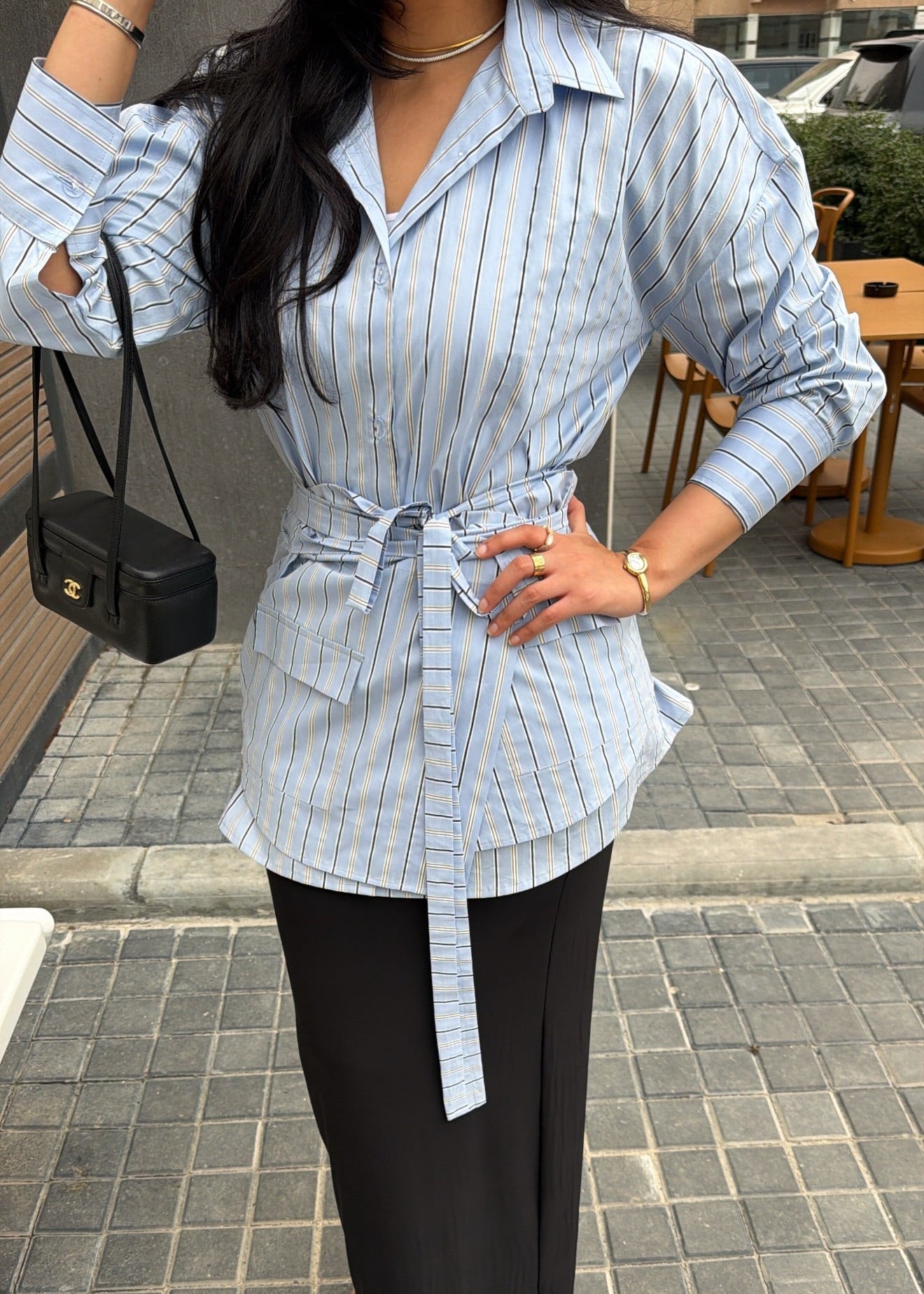 Striped One ( Set Capri OR maxi skirt)